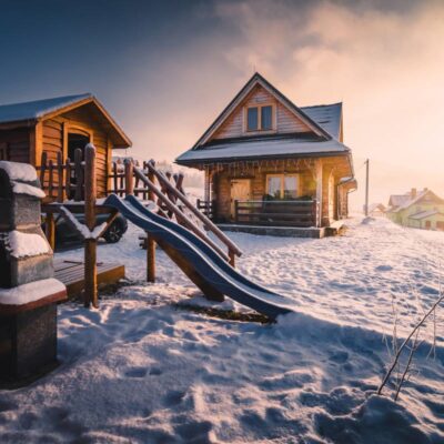 Domki Widokówka 3 Domki Widokowka szarotka modrzew img 12