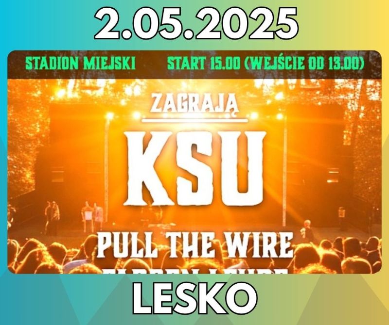 <strong>I Przystanek Bieszczady Rock Festiwal</strong><br />Rockowe brzmienia w sercu Bieszczad! <br />2.05.2025 - Lesko 66 i przystanek bieszczady 2025 img