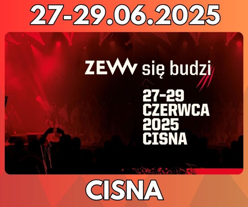 <strong>Festiwal ZEW się budzi 2025 </strong><br />Trzy dni muzyki w Bieszczadach!<br />27-29.06.2025 - Cisna 68 zew sie budzi 2025 img