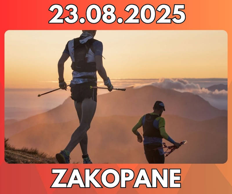 <strong>Bieg Ultra Granią Tatr 2025</strong><br /> Najbardziej wymagające wydarzenie biegowe <br />23.08.2025 - Zakopane 32 Bieg Ultra Grania Tatr img