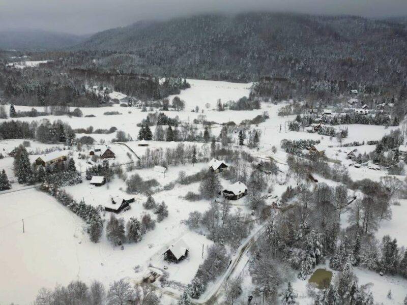 chata balina domek mikolina zima (2)