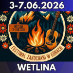 <strong>Festiwal „Zakochani w Górach” 2026</strong><br /> 03-07.06.2026 - Wetlina 3 festiwal zakochani w górach 2026